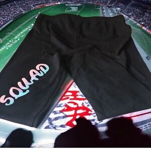 Girl Squad Black Colorful Legging Med 5/6 Stretchy